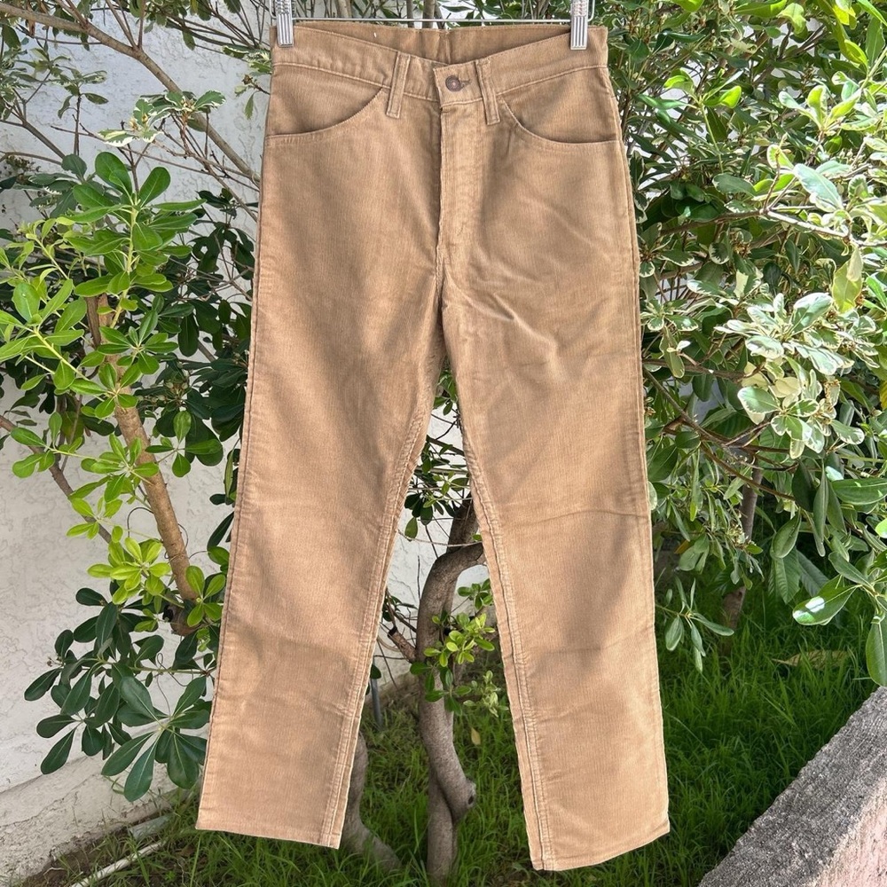 Vintage 1985 Levi’s 519 Corduroy Pants Tan 29x29 Straight Leg NWT